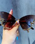 Diamond Butterfly Sunglasses