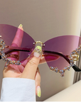 Diamond Butterfly Sunglasses